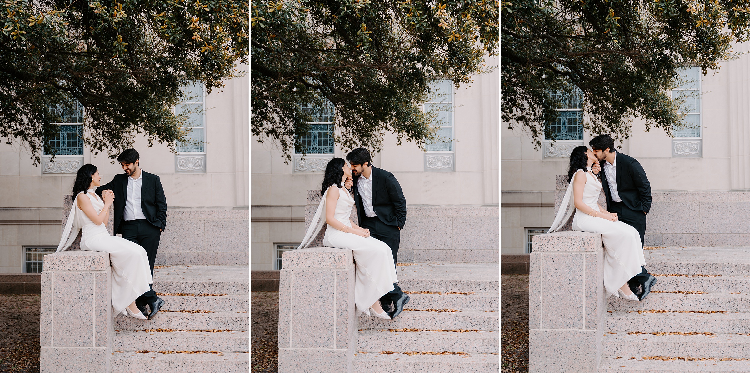 Armstrong Browning Library engagement session Baylor Waco Texas