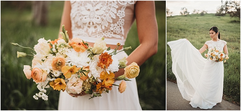 Spring wedding bouquet -- yellow and white wedding bouquet -- Nancy Lobo Designs Bridal Session in Fallbrook, CA by Dallas Wedding Photographer - Kyrsten Ashlay Photography