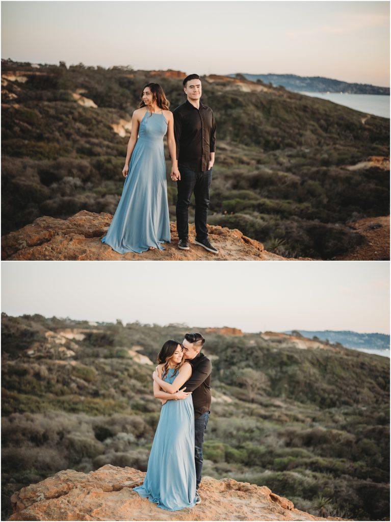 Engagement session at Torrey Pines in San Diego, CA - Top SoCal Engagement Session Locations 