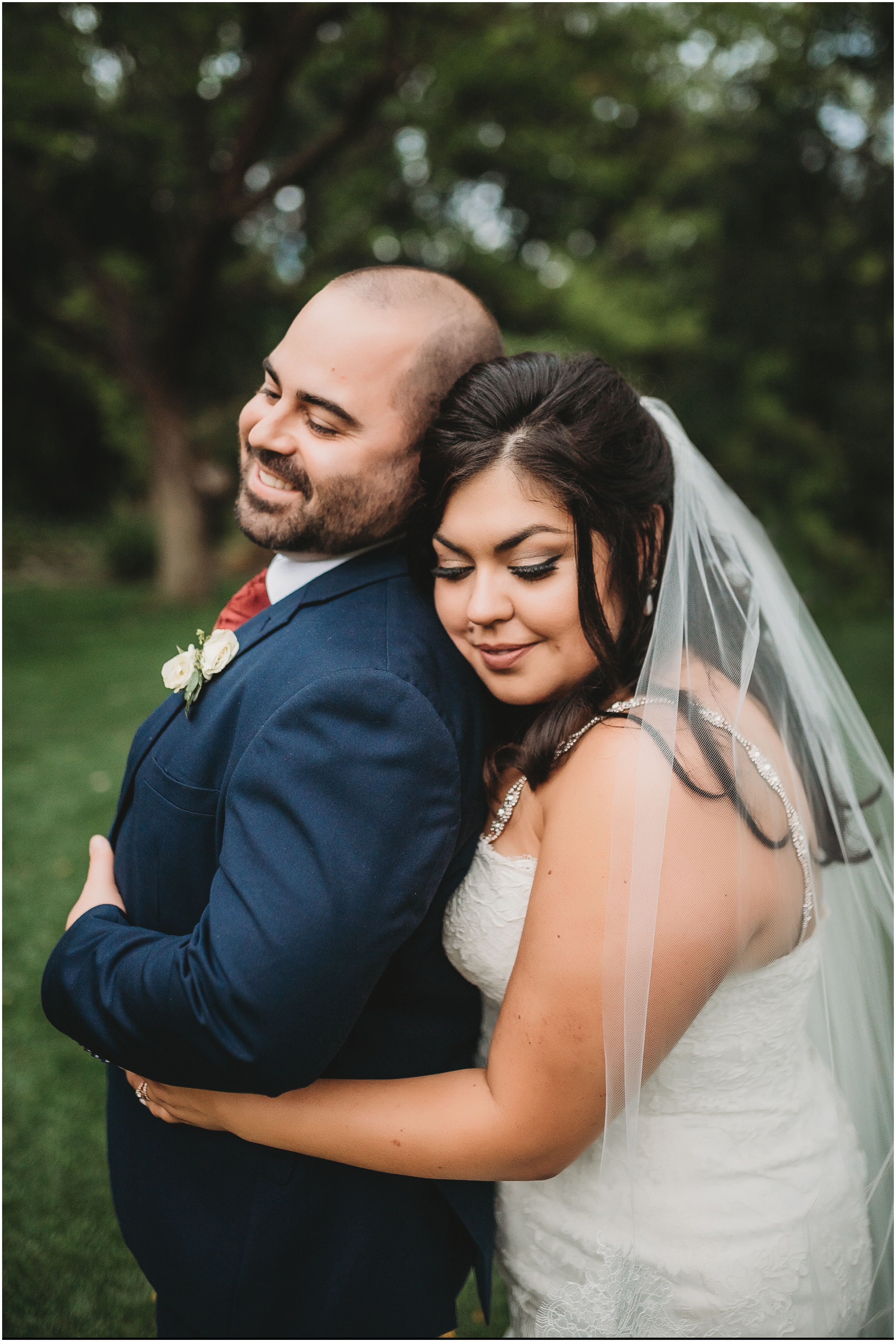 Bride and groom portraits at Garden chic inspired wedding at Willow Creek Ranch in Valley Center