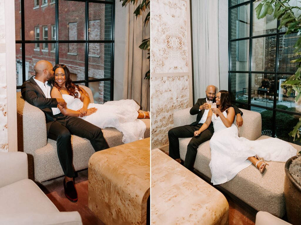 Downtown Dallas Bar Engagement Session by Dallas Wedding Photographer Kyrsten Ashlay Photography