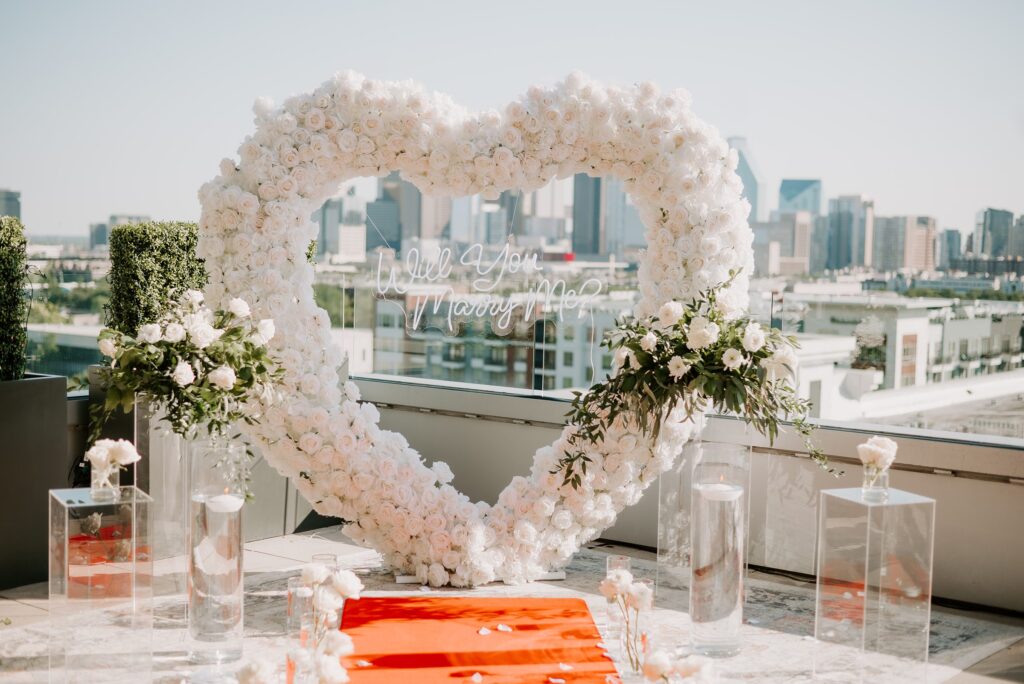 Canopy by Hilton Dallas Proposal by Dallas Wedding Photographer and Videographer