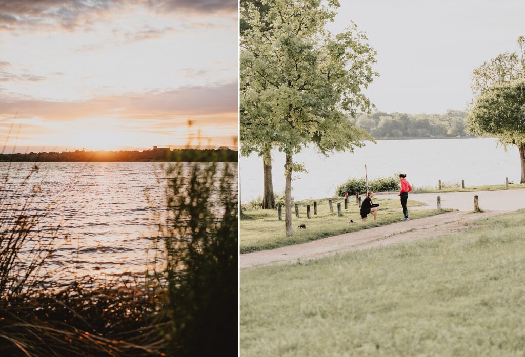 Surprise White Rock Lake Dallas Proposal by Dallas Wedding Photographer Kyrsten Ashlay Photography